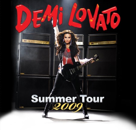 Demi Lovato Summer Tour on Demi Lovato Summer Tour 2009 Poster